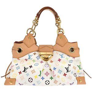 Louis Vuitton White Monogram Multicolor Ursula Handbag M40123 TH5009 117507